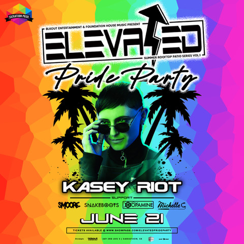 Poster for Elevated Pride Party